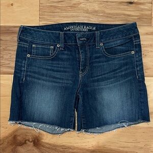 American Eagle Outfitters Dark Blue Jean Shorts